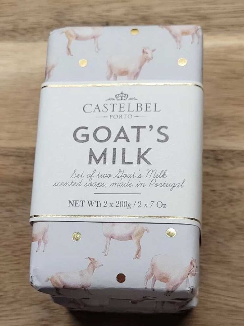 Castelbel Porto Goat's Milk Soap Bars. Made in Portugal Set of 2 7oz. Bars